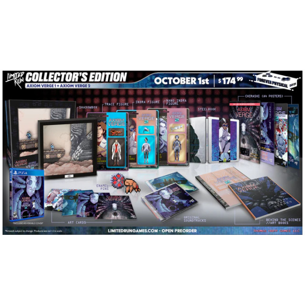 Axiom Verge 1 + 2 Dual Pack Collectors Edition (Limited Run Games